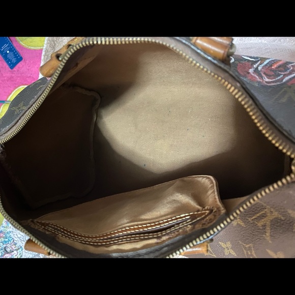 Custom painted Authentic Louis Vuitton Speedy Bag - Picture 6 of 15